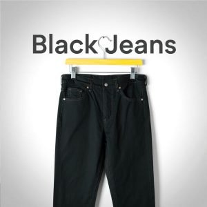 Rustler Men's Classic Relaxed Fit Black Jeans