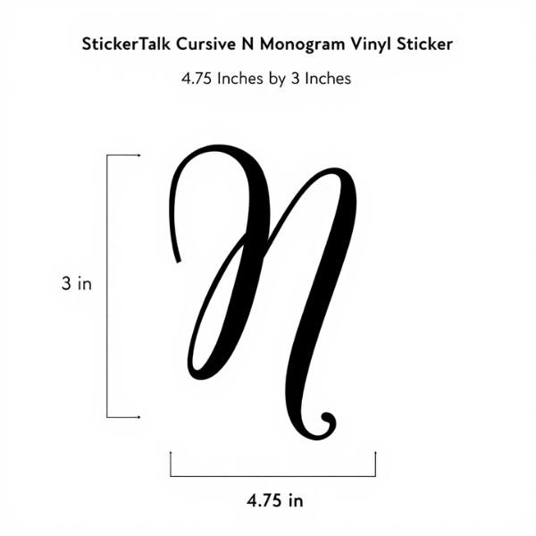 cursive n