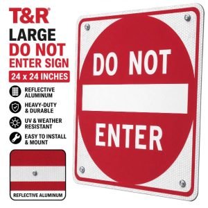 do not enter sign