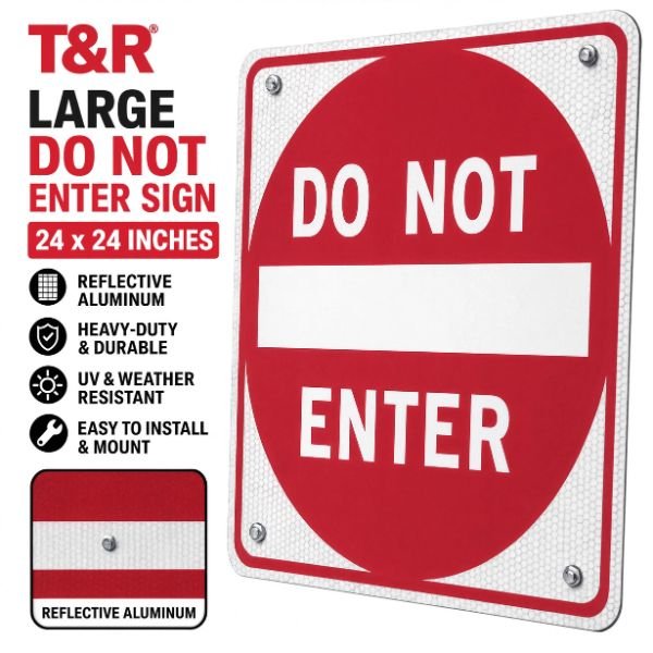do not enter sign
