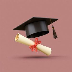 GraduationMall Matte Graduation Cap with 2026 Tassel for High School & Bachelor