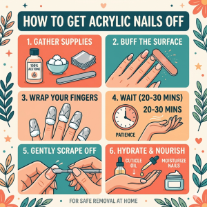 how to get acrylic nails off (4)